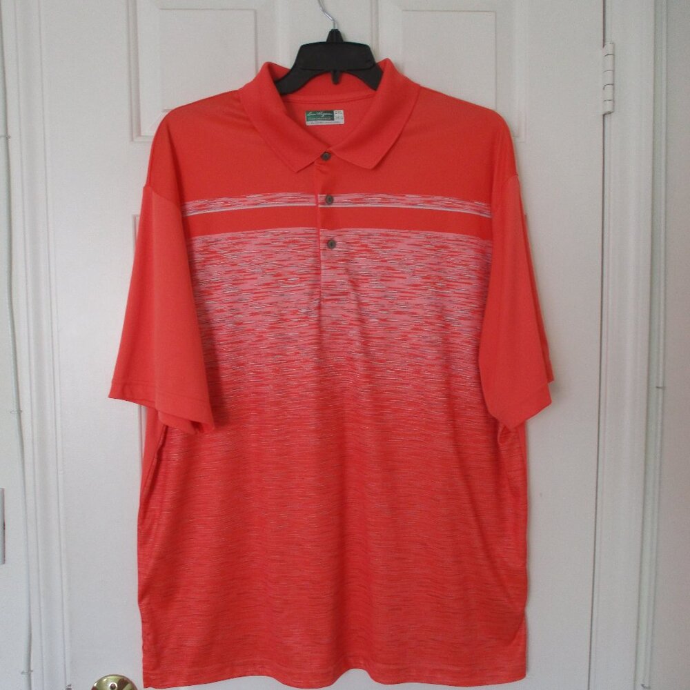 Ben Hogan Mens S/S Orange Golf Polo Shirt - Size 2XL